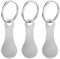 RUNEAY 3 Pieces Shopping Trolley Remover Stainless Steel Removable Shopping Trolley Token Shopping Trolley Key Ring with 3 Pieces Carabiner Shopping Chip Tool for Shopping Trolley