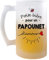 Chope De Biere Petite Pinte D'un Papounet D'amour | Idée Cadeau Fête Des Pères Annonce Grossesse Tasse Verre À Bière Cadeau Homme Anniversaire Original Famille Papa Pinte Cervoise