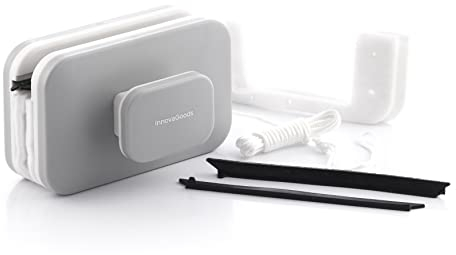 InnovaGoods® Nettoyeur de vitres magnétique au design moderne, adapté pour les doubles vitrages de 8 à 20 mm, inclut un séparateur aimanté