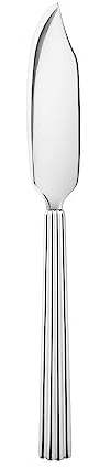 Georg Jensen Bernadotte Fischmesser - Polierter Edelstahl - Entworfen von Sigvard Bernadotte Elegantes Spülmaschinenfestes Geschirr Besteck - 2 Stück