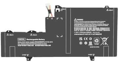 Exmate OM03XL Laptop Akku für HP EliteBook x360 1030 G2 Series 863167-1B1 863176-171 863280-855 HSTNN-I04C HSTNN-IB70 HSTNN-IB7O 1GY29PA 1GY30PA 1GY31PA (11.55V/ 57Wh)