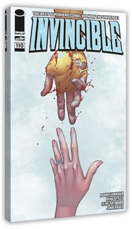 ZOLULA Invincible Staffel 2 Filmposter auf Leinwand, Poster, Wandkunst, Dekor, Bild, Gemälde für Wohnzimmer, Schlafzimmer, Dekoration, Rahmenstil, 60 x 90 cm