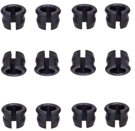 12 Pcs Schrader Valve to Presta Adapter American Valve to French Valve Adapter Bicycle Valve Bike Air Pump Adapter for Large Bike Rim Hole, Black