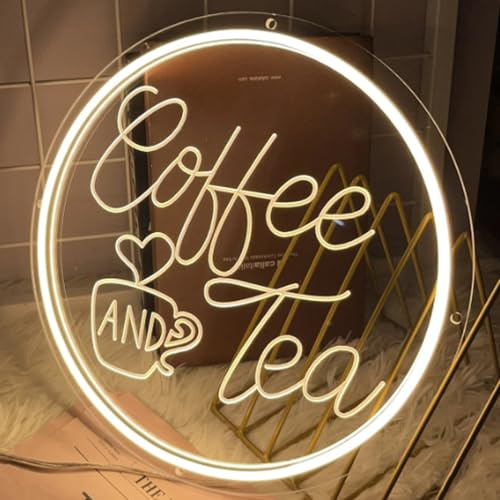 LED-Schild, Kaffeebar, Neonschilder, Café, LED-Leuchten, Weinwand, dekorative Nachtlampen, Party-Dekoration, Licht, USB-Helligkeit einstellbar