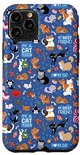 Disney Cats I Love My Cat Blue Case for iPhone 11 Pro