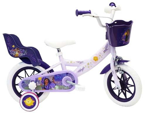 albri Babys (Mädchen) Bicicletta 12 Pollici Di Wish Zoll Fahrrad, Lila