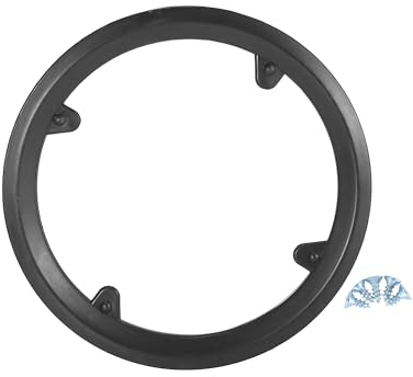 A ABSOPRO Cache de pédalier de vélo pour chaîne de vélo 42 dents 9,7-10,7 cm noir