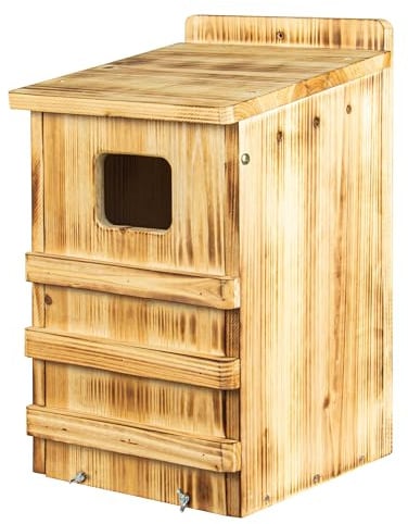 BalterFF Entenhäuser für den Außenbereich Unterschlupf Holz Enten-Nistkasten