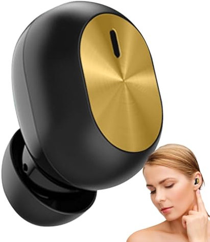 Auricolare Singolo - Auricolare Singolo | Auricolare Wireless Per Telefono Cellulare | Auricolari blue-tooth Per Mani Libere | Auricolare Wireless Singolo Per Audiolibro Per Smartphone