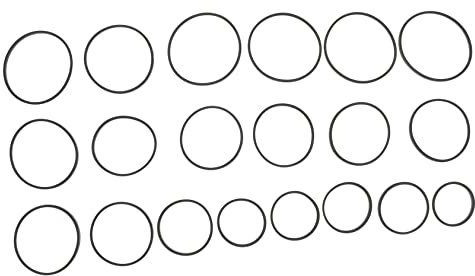 TINEASUR 20stücke Gummiriemen Quadratisch Ersatzriemen Für Tonbandgerät Kassettenrekorder Reparatur Wartungsfreundlich Flexibler Geräuscharmer Antrieb Für Glattes Laufverhalten