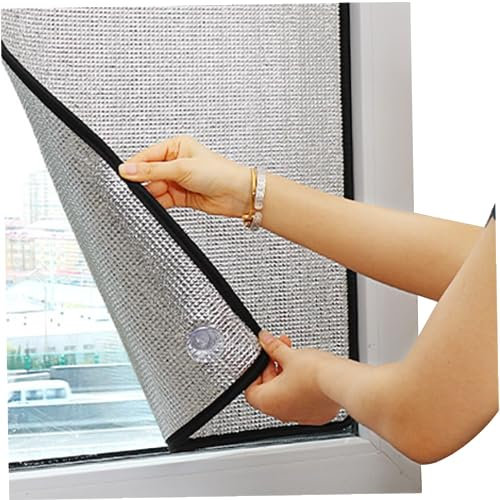 Hoja de Aislamiento de Burbujas Reflectantes, película de Ventana Reflectante de Calor, protección de Aluminio de Aluminio Doble, Barrera Radiante de Aislamiento térmico de Aluminio de 8 mm para el v