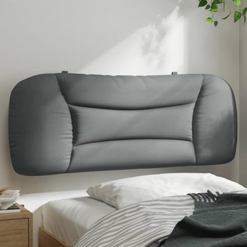 Xichuzi Kopfteil-Kissen Hellgrau 100 cm Stoff, Kopfteil Bett, Bettrückwand, Headboard, Bettrückwände, Bettkopfteilbezug, Kopfteilabdeckung - 374549