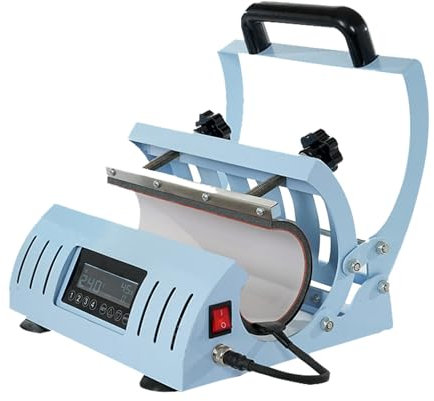 Bonxrdun Mini Mug Heat Press Machine 11-30 OZ Sublimation Mugs Sublimation Glass Can,for Infusible Ink Sheets Sublimation Paper