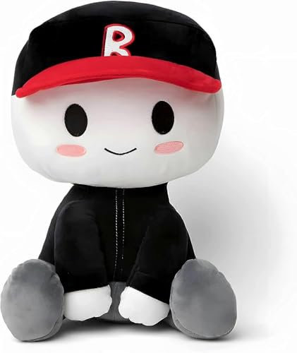 wiztex Blox Buddy Plüschtier - 22 cm YouTube Video Stuffed Animal Box Buddy Kuscheltier Geschenk fur Kinder and Fans (Black)