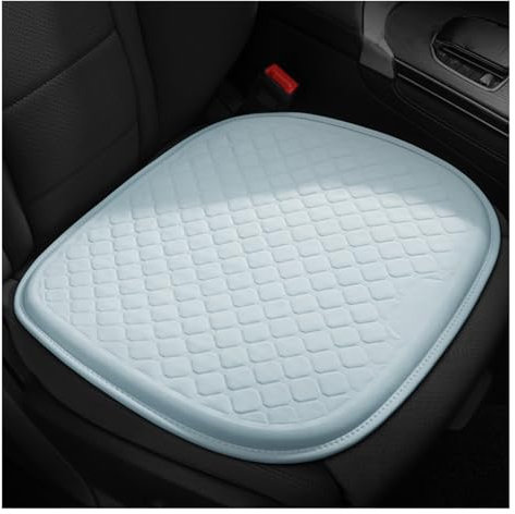 Sitzkissen Auto, für VW Taigo Touran Tiguan CC Beetle Passat Jetta B6 B7 B8 Vordersitze Sitzauflage aus Memory Foam, Orthopädischer Sitzpolster für Autositz,A Blue