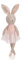 AngelicArt Personalisiertes Kuscheltier Hase mit Namen – Geschenk für Mädchen, Jungen, Unisex – Stofftier mit Wunschname (Rosa)