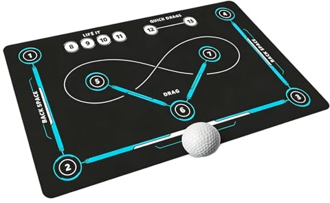 Fußball Trainingsmatte Große Portable rutschfeste Präzisions Dribbel Matte | Stickhandling Pad Trainingsgerät Für Erwachsene Kinder Anfänger Und Profis Fußball Begeisterte