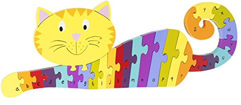 Orange Tree Toys Cat OTT04592 ABC Puzzle Katze, Bunt