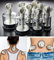 Massage Schröpfen Set mit 8 Schröpfgläser aus hochwertigen Kunststoff (Gewinde bzw. Schraubensystem) Schneckensystem Gläser Feuerlos Schröpfen Pump Vakuum Massage