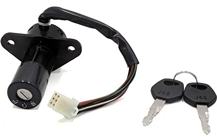 Sourcingmap Security 6 Wires Ignition Switch Lock with 2 Keys for Suzuki | Ignition switch lock, Motorcycle, for Suzuki GS125