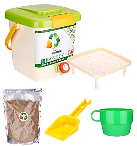 TuToy 10 L Recycler Composteur Aéré Compost Bin Bokashi Seau Cuisine Déchets Poubelles - #2