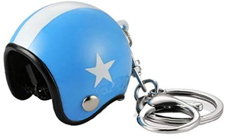Casque De Moto Casques De Sécurité Keyring Voiture Auto Pentagram Pendentif Porte-clés Porte-clés pour Unisexe