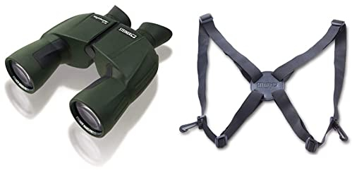 Steiner Nighthunter 8x56 Fernglas - Höchste Lichttransmission (96%+), XL-Sehfeld, wasserdicht, Testsieger & Harness Komfort-Tragegurt für Ferngläser - zur Entlastung der Nacken- und Rückenmuskulatur
