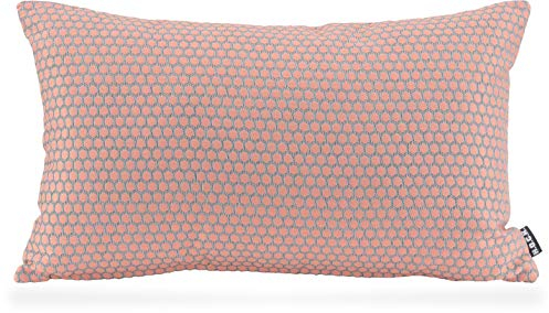 H.O.C.K. Miss Dots Kissen inkl. Füllung 50x30cm mit Punkten Größen Indoor (50x30cm, Salmon)