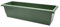 CABLEPELADO Jardinera plástico, Jardinera para balcón, Macetero Rectangular, Maceta Rectangular, Apto balcón, jardín, Patio, Interior o Exterior, 60 cm Ancho x 16.5 cm Altura, Plástico, Verde