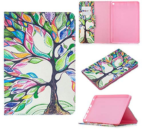 Funda para Amazon Fire HD 8 2020, SATURCASE de piel sintética con tapa, ranuras para tarjetas, funda protectora para Amazon Fire HD 8 2020 versión (10ª generación) (BFP-1)