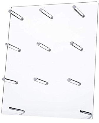 POHOVE Donut Ständer Acryl Donut Display Ständer Klar Wiederverwendbar Doughnut Kuchen Display Ständer Halter Für Geburtstagskuchen Hochzeit Party Donut Dekoration Show, Rectangle