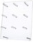 POHOVE Donut Ständer Acryl Donut Display Ständer Klar Wiederverwendbar Doughnut Kuchen Display Ständer Halter Für Geburtstagskuchen Hochzeit Party Donut Dekoration Show, Rectangle