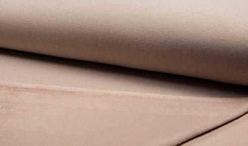 Alpenfleece Altrosa als Meterware zum Nähen von Erwachsenen und Kinderkleidung, 50 cm