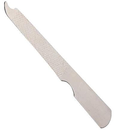 10 Pcs Nail File Set Double-Sided Nail File with Curved Tip, Metal File Buffer Fingernails Toenails Manicure Files Nail Care Manicure Tool Accessories for Salon and Home