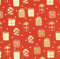 STAR Geschenkpapier 70cm x 2m Rolle mit Weihnachtsmotiv Geschenke rot metallic