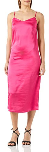 ONLY Damen ONLMAYRA Slip TIE Satin Dress WVN Kleid, Carmine Rose, 40
