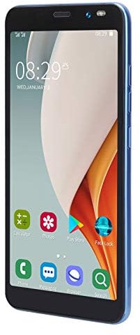 Telefon Entsperrt, LANDVO Rino4 Pro 5.45in Face Unlock Telefone des Standby-Smartphones 512MB 4GB Desbloqueados Dual Cards (Blau)