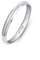 Amberta Damen Hochzeits Ring aus 925 Sterling Silber: 2.5 mm Sterling Silber Hochzeitsringe für Frauen - Ringgröße 50