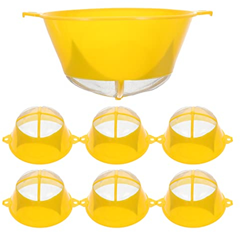 Hemobllo 10pcs Paint Filter Cone Filters Funnels Paint Screen Filter Bucket Paint Strainer Paint Sieve Reusable Paper Paint Strainer Cone Paint Strainer Strainers Food Mesh Plastic