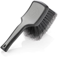 Detail Factory - ProGrip Felgenbürste - Grau und Schwarz - Ergonomischer ProGrip Griff - Weiche Borsten mit markierter Spitze