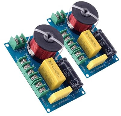 INTCHE 2 PièCes 200W 3 Voies Audio HiFi Filtre Circuit Imprimé Haut-Parleur StéRéO Filtres CroiséS Aigus/Basses 3 UnitéS Diviseurs de FréQuence