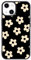 Wihytec Daisy Phone Case for iPhone 13 PRO - Black Daisy Flower TPU Bumper Hard Back Shockproof Preppy Women's Case