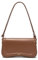 JOLLQUE Halbmond Umhängetasche für Frauen, Kleine Lederriemen Knödel Handtasche Geldbörse, Einzigartige Trendy Designer Hobo Crossbody Taschen(Kaffee)