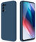 GiiYoon Hülle Kompatibel mit Oppo Find X3 Lite, Hochwertiges Liquid Silicone Case, Rundumschutz Handyhülle, Kratzfestes Weiches Mikrofaserfutter- Blau