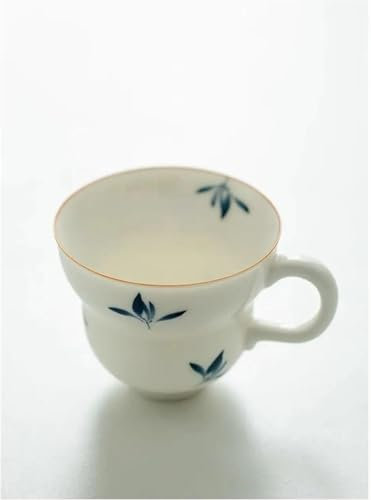Teekannen-Set Luxus Riechende Tasse Duft Master Cup Puer Geschirr Ornamente Handbemalte Schmetterling Orchidee Kürbis Teetasse Mit Griff 95 Ml Weihnachts Teekanne Und Tasse Set