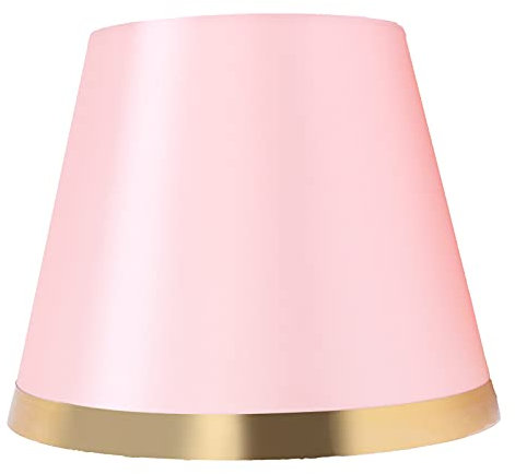 Fafeicy Abat-Jour, Abat-Jour en Tissu 6,3 Pouces X 8,0 Pouces X 10,0 Pouces, Abat-Jour Moderne de Européen pour Lampe de Table et Lampadaire E27, Abat-Jour, Abat-Jour (PX132 Rose)