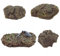 HAOBIN 4 Stück Künstliche Felsen miniatur felsen Simulierte Mini Felsen Mini Garten felsen Miniatur Gartenzubehör Ornamente zur Dekoration von Miniatur Feengärten, Miniatur Landschaftsbau