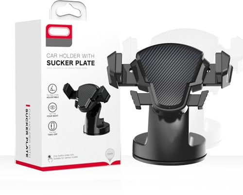 Okaymobile Handyhalterung Auto Rutschfester KFZ PKW für Gigaset GS290 GX6 GS5 GS5 GS3 GS4 GS190 GS195 GS110 GS280 Lite Smartphone 360° Drehbar Mit Saugnapf Handy Halterung Smarphone C88