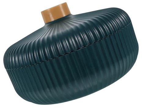 PHENOFICE Scatola Scomparti Per Frutta Secca Porta Caramelle A 3 Scomparti Contenitore Rotondo Coperchio Per Snack E Feste