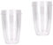 COLLBATH 2 Vasos Grandes de Repuesto de Plástico para Licuadoras Ninja de Oz de Alto.